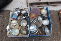 (2) Boxes of Antique Head Lights