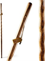 Brazos Handcrafted Wood Walking Stick, 55"