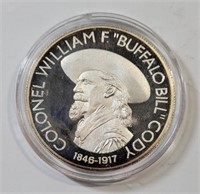 100 Year Silver 1oz Buffalo Bill Token