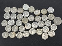 40% Silver Clad Kennedy Half Dollars ($19.50).