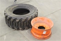 Earthforce 12x16.5 Skid Steer Tire & Rim