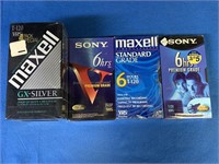 Lot of 7 New in Wrapper VHS Tapes
