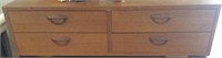 Wood Primitive 4 Drawer 33 3/4" W x 19 5/8" D x 9