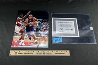 Autographed Pictures Signed by Charles Barkley,