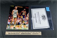 Autographed Picture Signed by Larry Bird & Magic