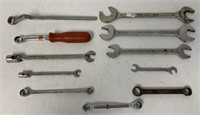 11 MAC Assortment Wrenches,3/8"-1"