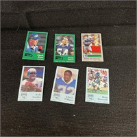 1990 Seahawks Giveaway cards w/ Jim Zorn