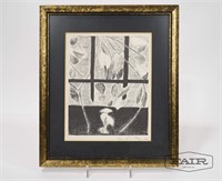 Framed Drawing by Daniel L. Hager