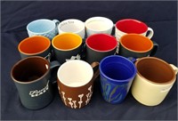 Large Lot Of 12 Starbucks Coffee Cups
