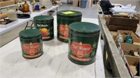 Del Monte Tin Cannister Set