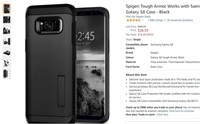 Spigen Tough Armor Galaxy S8 Case - Black