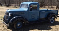 1937 Gen Motors Corp Blue Truck