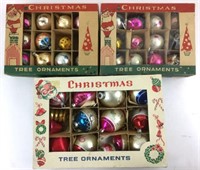 Vintage Mercury Glass Christmas Ornaments