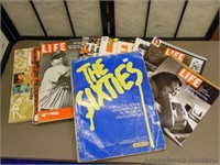 The Sixties Table Book & Various Life Magazines