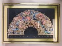 Framed Litho on Paper Olan Fan by William Gatewood