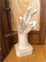 large 26.5" decorative hand  Hercules