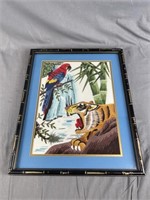 Tiger & Parrot Picture