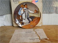 Norman Rockwell "The Painter" Plate