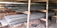Corrugated Metal Panels and 7 Wood Pallets