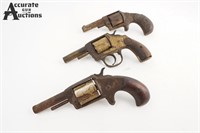 Lot of 3 Revolvers unknown