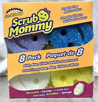 Scrub Mommy Dual Sided Scrubber + Sponge 8 Pack