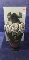 (1) Fenton Black Vase w/ Box (Numbered 313/2500)