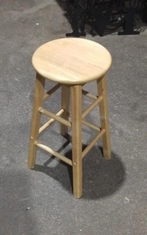 Wooden Stool 24"H