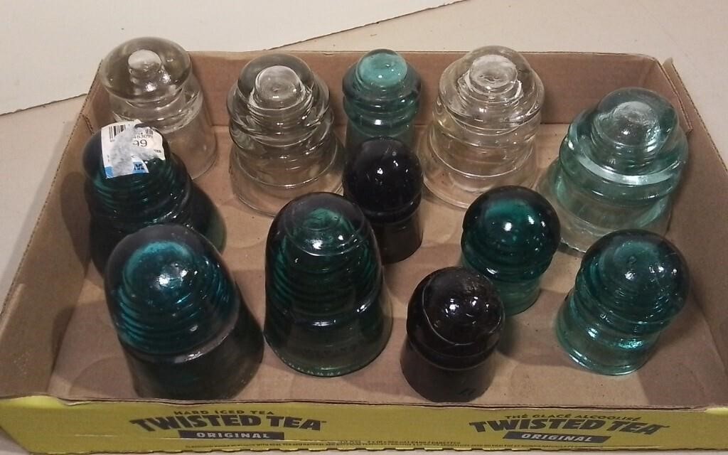 Lot Of Glass Insulators