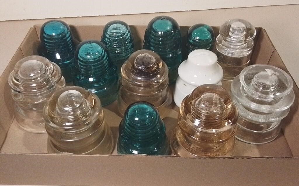 Lot Of Glass Insulators