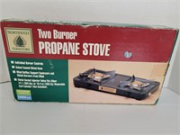 Two burner propane stove
