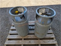 2- Forklift Propane Tanks