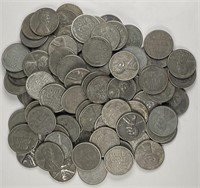 Lot of 100: Steel Cents - Circulated