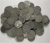 Lot of 100: Steel Cents - Circulated