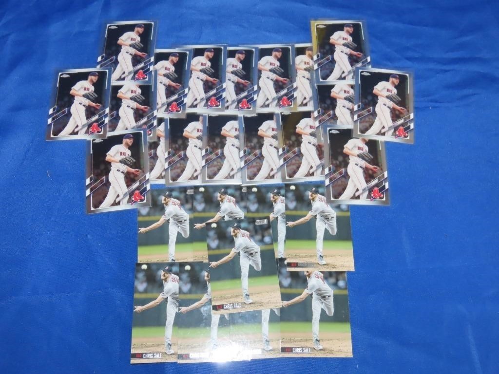 Lot of Chris Sale Baseball Cards