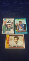 (3) Assorted NFL Football Cards