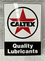 Original Caltex perspex sign approx 60 x 82 cm