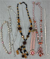 Assorted Colorful Beaded Costume Jewelry
