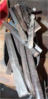 CROW BARS AND CHISELS