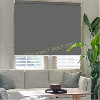 22W x 72H Dark Grey Blackout Roller Shades