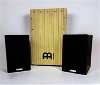 Pair of Polk Audio TSi 100 Black w/ Meinl Jumbo