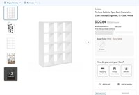 W8056  Furinno Cubicle Storage Organizer 12-Cube