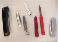 CASE XX POCKET KNIFE & (6) OTHER KNIVES ALL WITH..