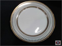 Gothic Gold. Chop 12in plates (410)