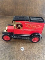 Bank JC Penny 6x2 Model T Van 1913 w/key