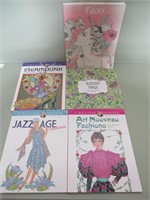 Books Assorted Fashion Coloring Books