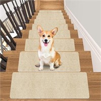 Lot of 2 Vaycossy Stair Treads Carpet for Wooden