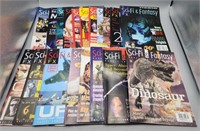 Group of Sci-Fi Magazines