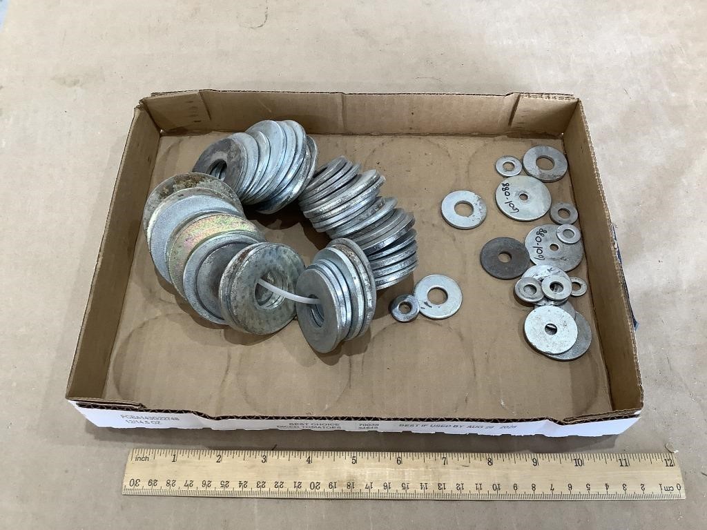 Large lot of washers