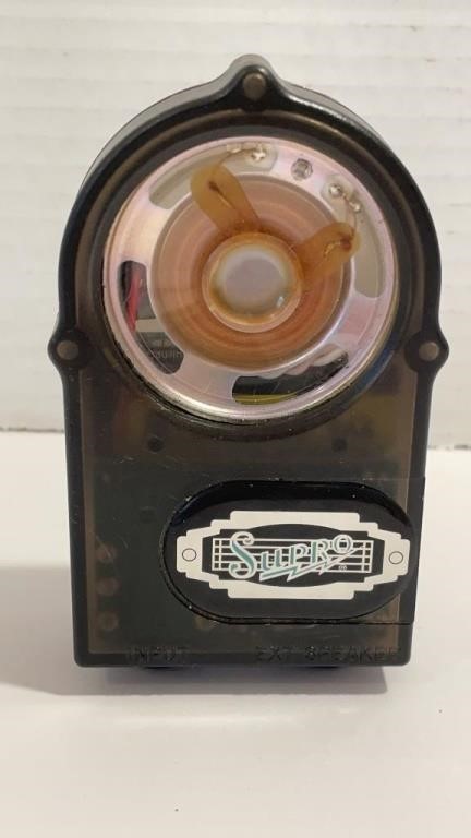 Small Supra 1W amp Speaker, Uses 9v Battery, 1.5”