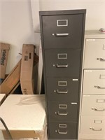 Hon (5) Drawer File Cabinet